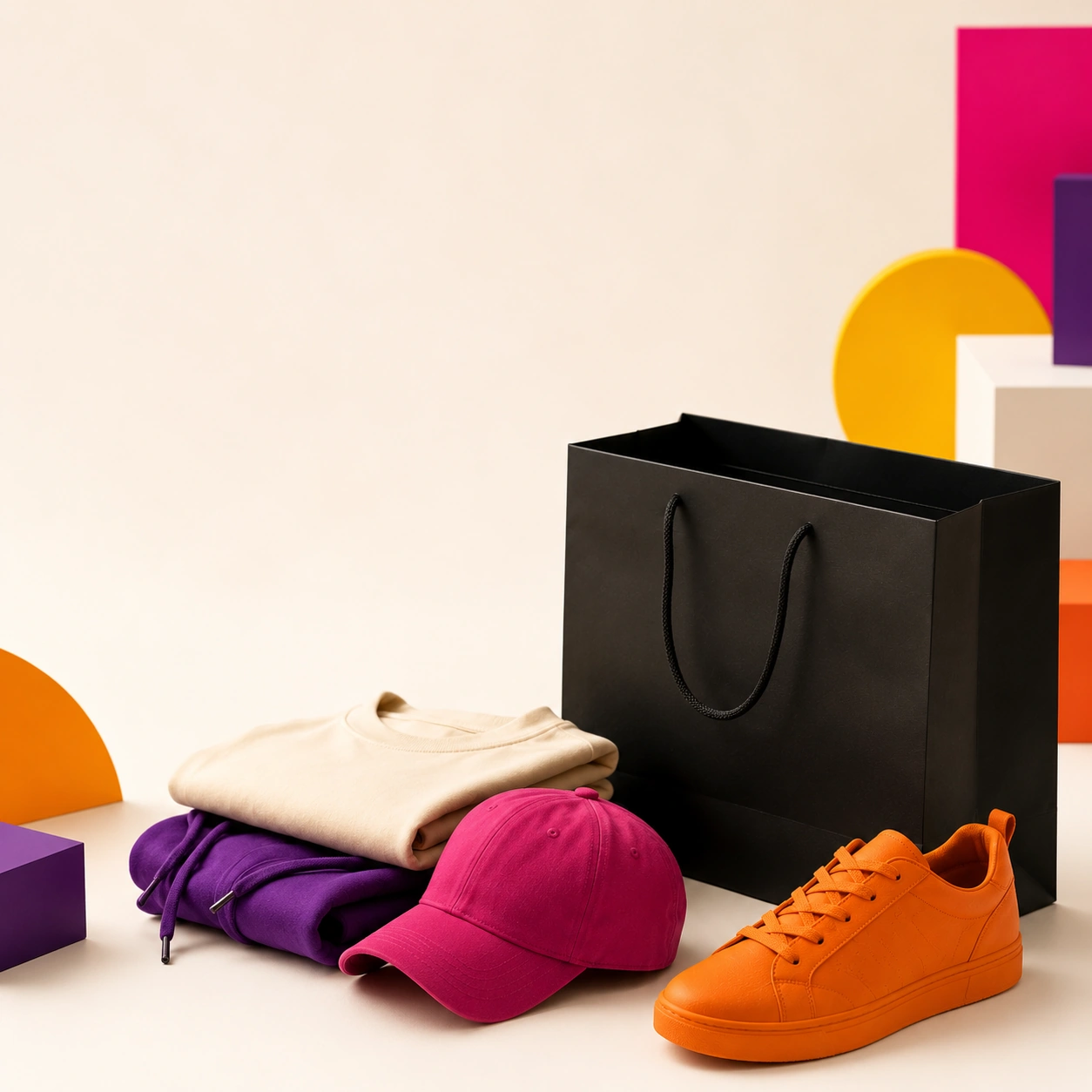 Empty ShopwTee shopping bag illustration