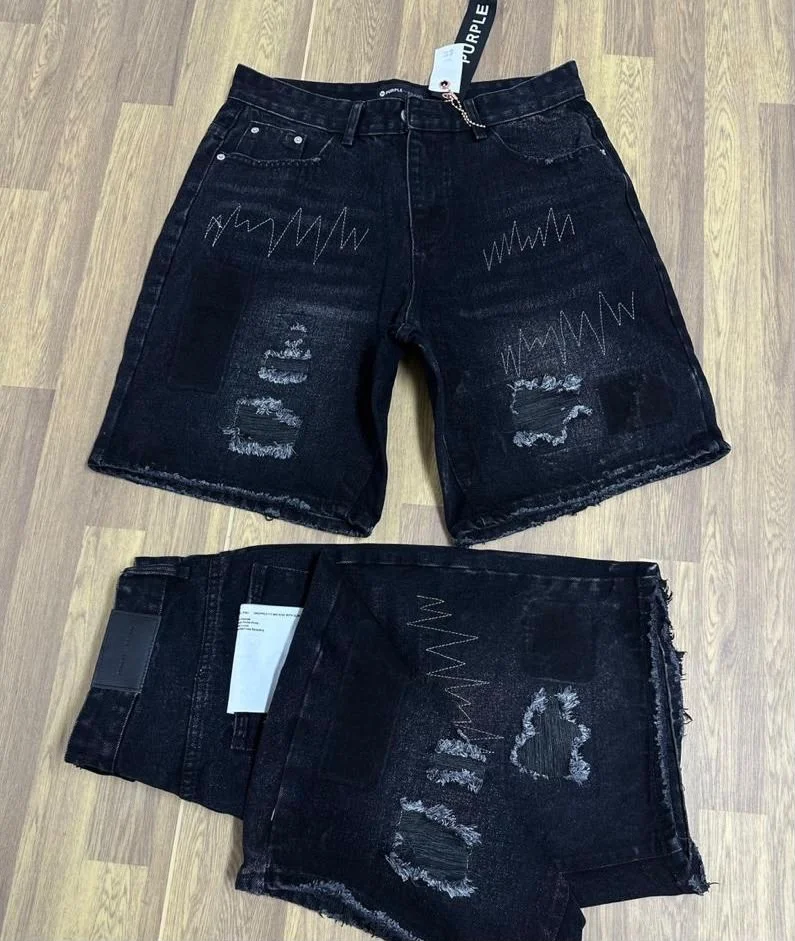 Distressed Washed Denim Shorts – Raw Streetwear Energy.