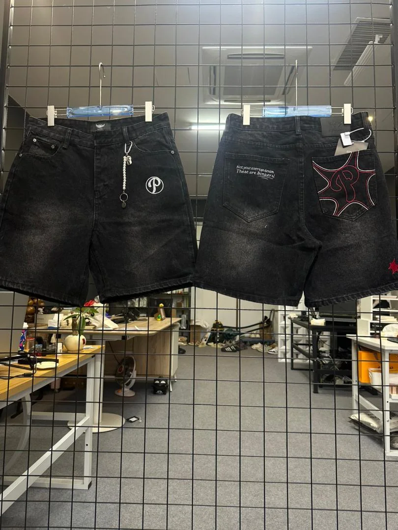Premium Washed Denim Shorts